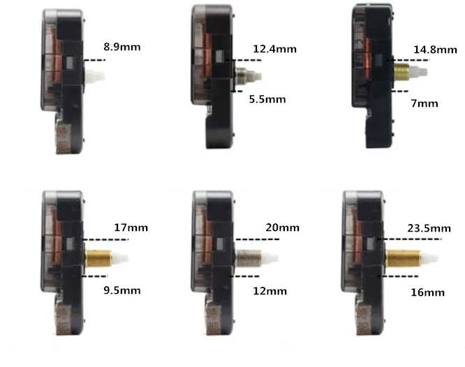 10 комплекта Безшумни Стенни Часовници С Кварцов механизъм, Няколко размера, Стенни Часовници 