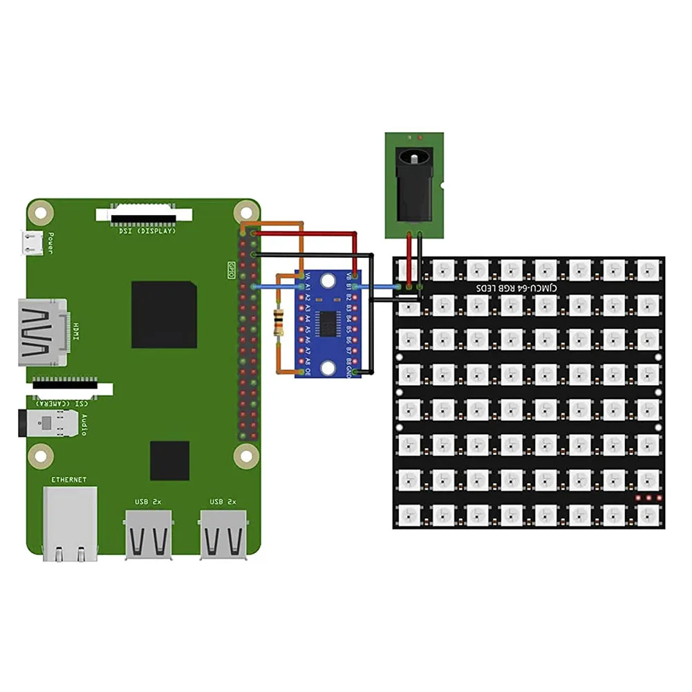 3 x U 64 led матрица панел CJMCU-8Х8 Модул е Съвместим с за Arduino и Raspberry Pi Изображение 1 