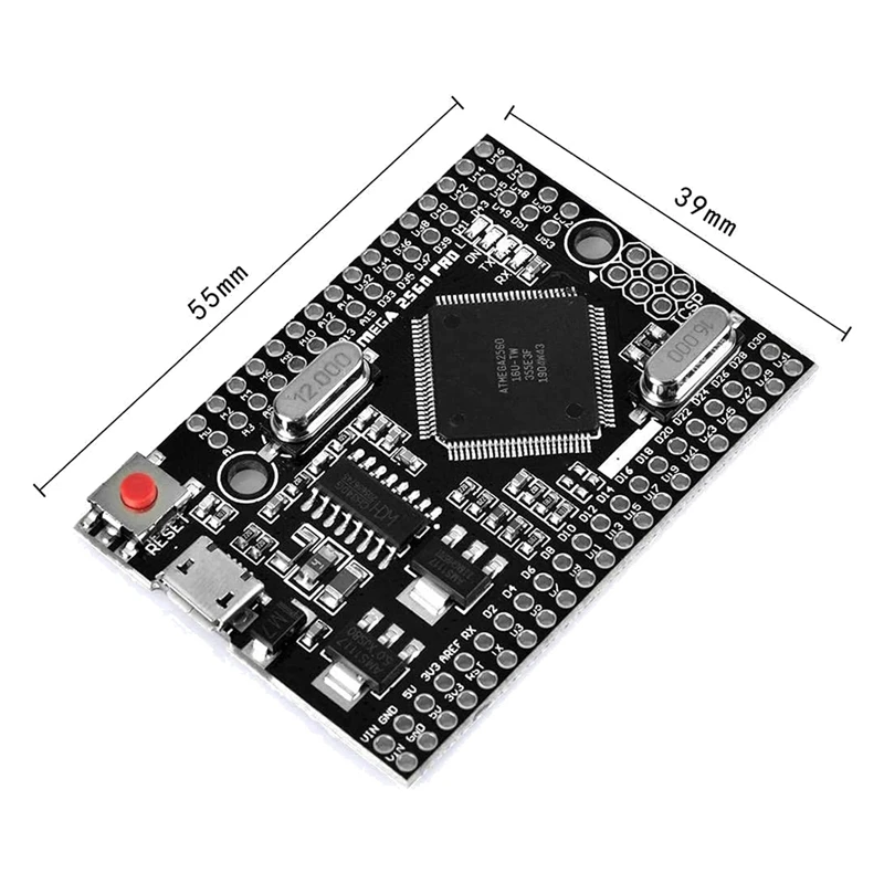3 БР., такса MEGA 2560 PRO, Вграден чип CH340G/ATMEGA2560-16AU с гнездовыми конектори, съвместими за Arduino Mega2560 направи си САМ Изображение 2 