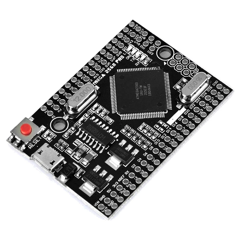 3 БР., такса MEGA 2560 PRO, Вграден чип CH340G/ATMEGA2560-16AU с гнездовыми конектори, съвместими за Arduino Mega2560 направи си САМ Изображение 3 