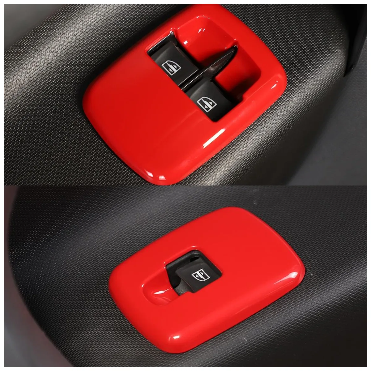 За 2015-2020 Mercedes-Benz, smart ABS червена таблото на автомобила тръба декоративна рамка стикер на кутията аксесоари за интериора Изображение 5 