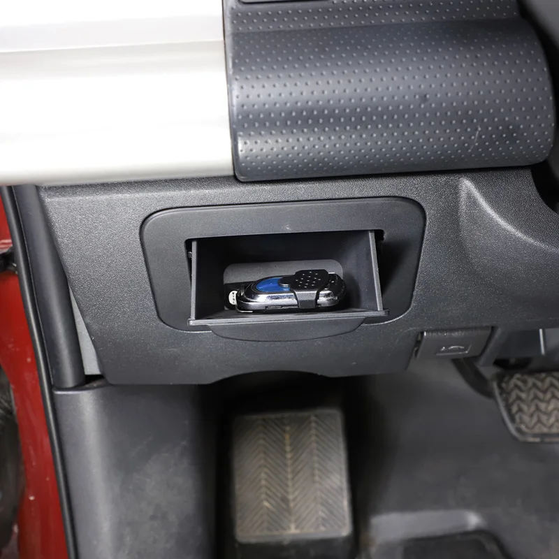 За Toyota FJ Cruiser 2007-2021 Авто Блок Предпазители Контейнер За Монети кутии За Съхранение Тава Притежателя на Черен ABS Пластмаса Предпазители Кутията Аксесоари Изображение 5 