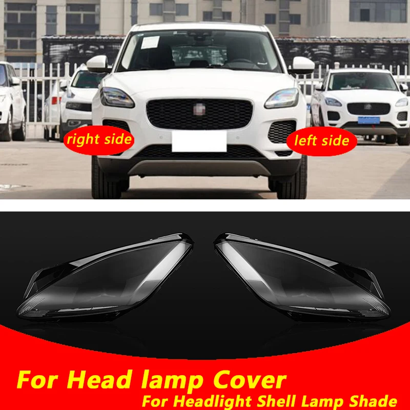 Използва За Jaguar E-Pace 2018-2020 EPace Прозрачен капак фарове Лампа на Предния фар Тяло Лампион Обектива на камерата