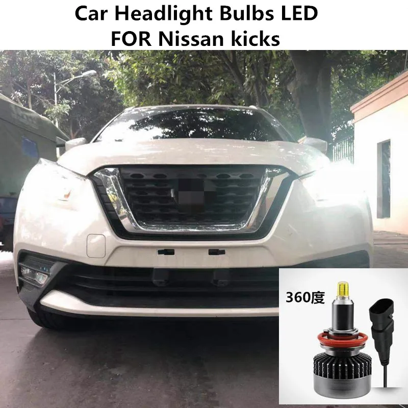 Лампи LED Фарове ЗА Nissan ритници 2017-2020 модифицирани led светлини 360 градуса светлинен прожектор 6000 K 2800LM 90 W