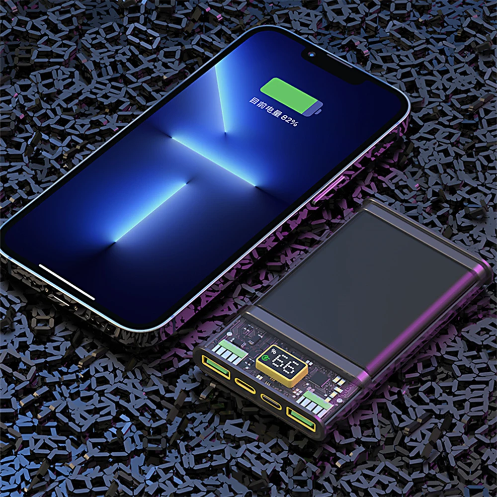 От 20 000 mah Батерия, Зарядно Устройство, Калъф За Samsung Galaxy Z 3 Пъти S22 S8 S9 S10 S10e Забележка 20 8 9 10 S20 FE Плюс S21 + Ултра Резервни Батерии за телефони Изображение 5 