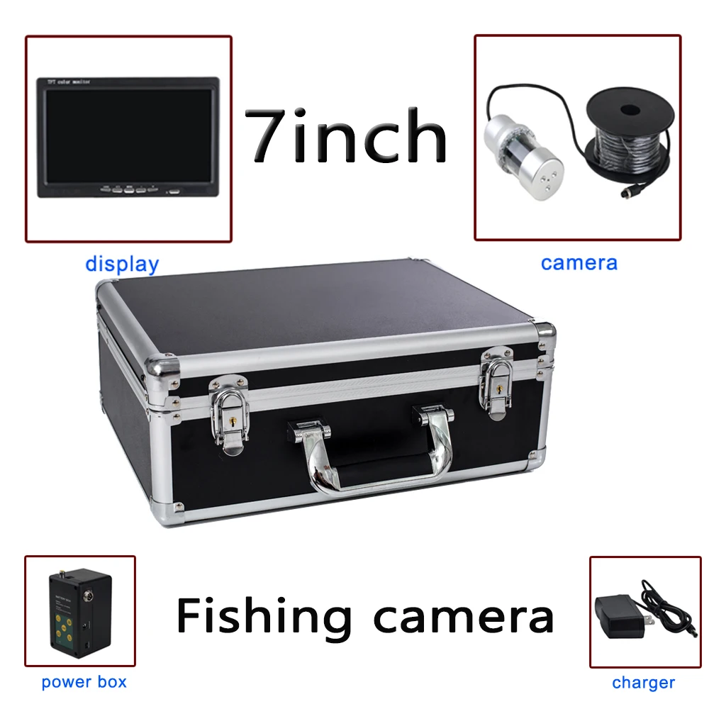Подводна Водоустойчива Камера F08 за Лед Риболов Камера с Функция за запис на видео Система за Риболовната Камера Рыболокатор с карта 8 GB Изображение 0 