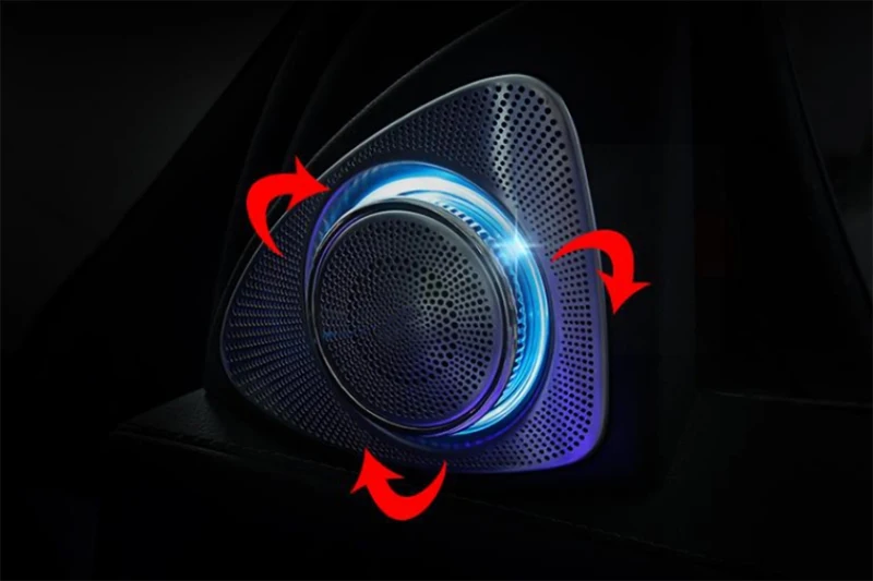 Подходящ за Mercedes-Benz new C-class C200l авто аудио въртяща се пищялка високо качество обрат високи честоти лесна инсталация Изображение 4 