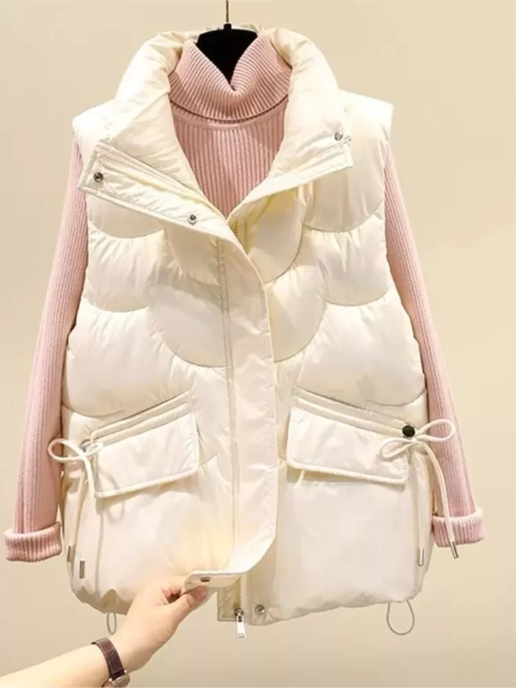 Пролет и есен-зима 2022 нова мода удобно облекло за почивка жилетка отвън лъскаво прилив може да убивам DDP01