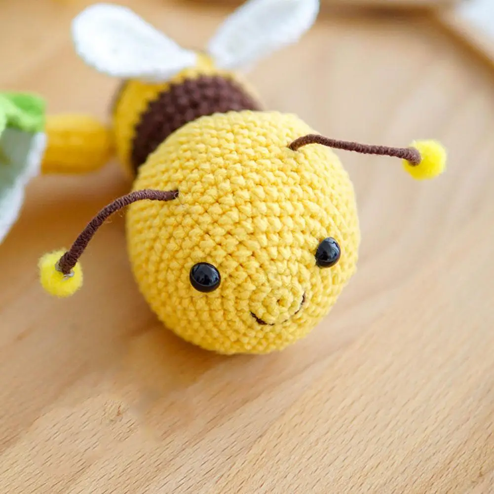 Скъпа Пчела и костенурка Пълен комплект за плетене на една кука е подходящ за начинаещи, начинаещи, начинаещи Кукла за момичета Изображение 4 