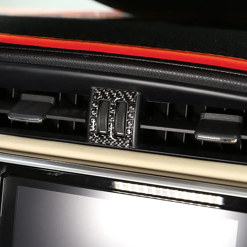 Стикер От настоящето въглеродни влакна (Мека) С Автоматично Центъра на горивото На Изхода на Въздуха За 2014-2018 Toyota Corolla Автомобилни Външни Аксесоари 1 Комплект Изображение 3 