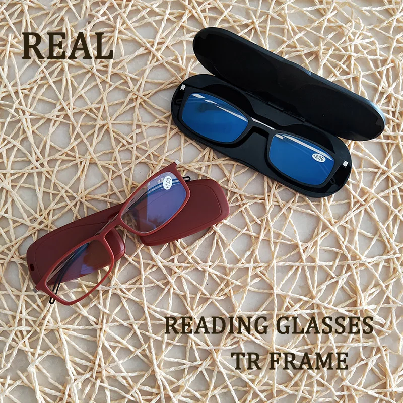 Хит на продажбите, Очила за четене с висока разделителна способност, Мъжки и Дамски Модни ултра-леки Очила с рамки за далекогледство + 1,00 ~ 4,00