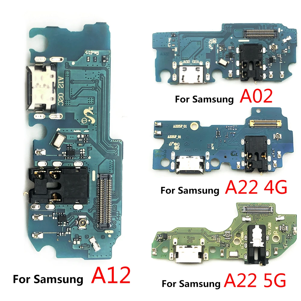 10 бр. За Samsung A12 USB Порт За Зареждане Конектор за Зарядно Устройство Такса Гъвкав Кабел За Samsung A22 A32 5G M51 Резервни Части За Ремонт на