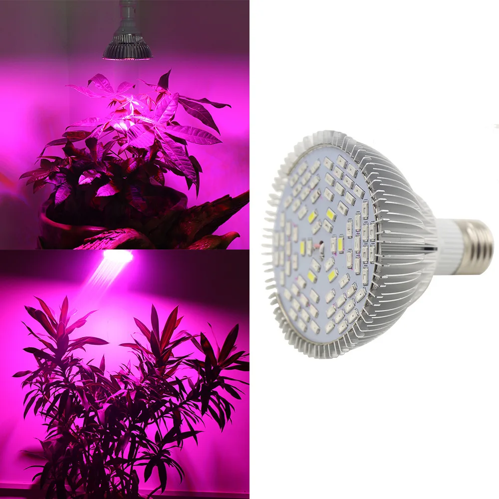 6 БР. Пълен Набор от Led Лампа За Отглеждане E27 AC85-265V Лампада 45 W UV IR 120 led S Led Лампа За Отглеждане на Цветя И Растения Hydroponically