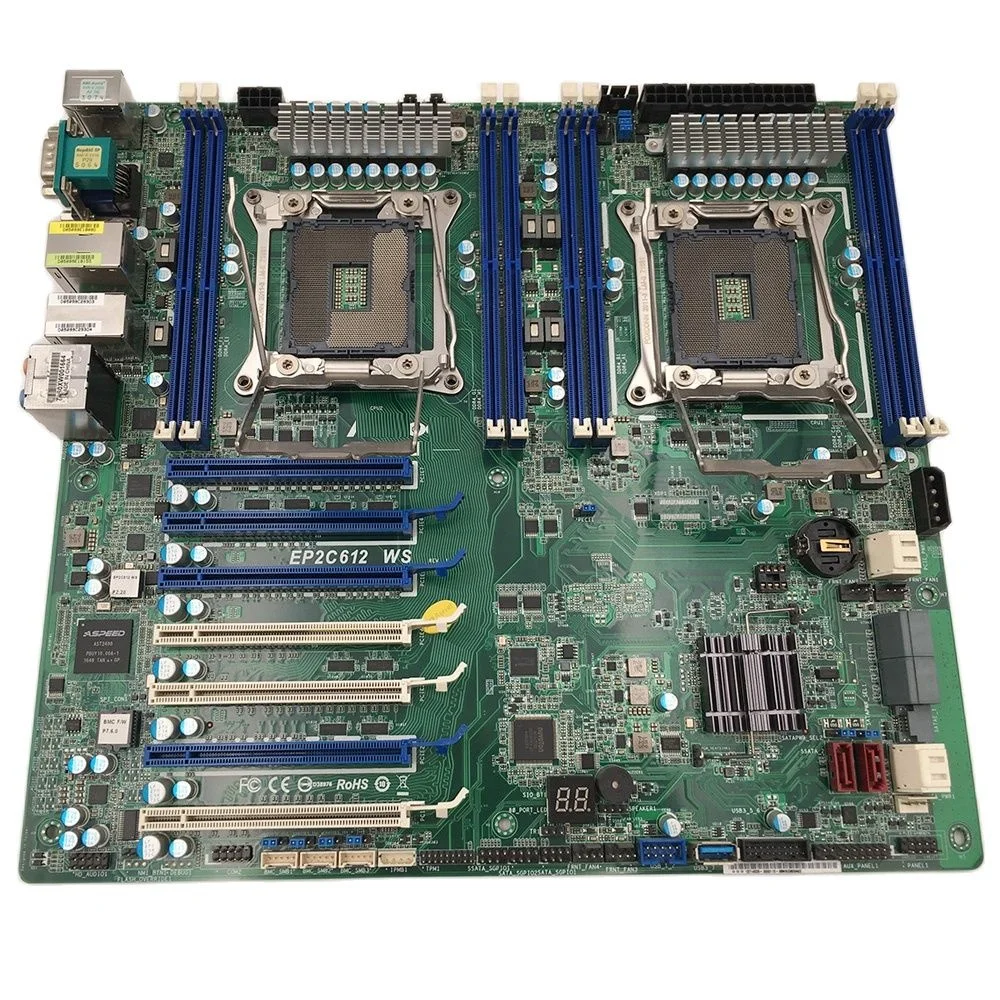 EP2C612 WS За Сървър, работна станция на ASROCK дънна Платка с двоен Конектор LGA 2011 R3 Подкрепа E5-2600 V3/V4 Серия DDR4