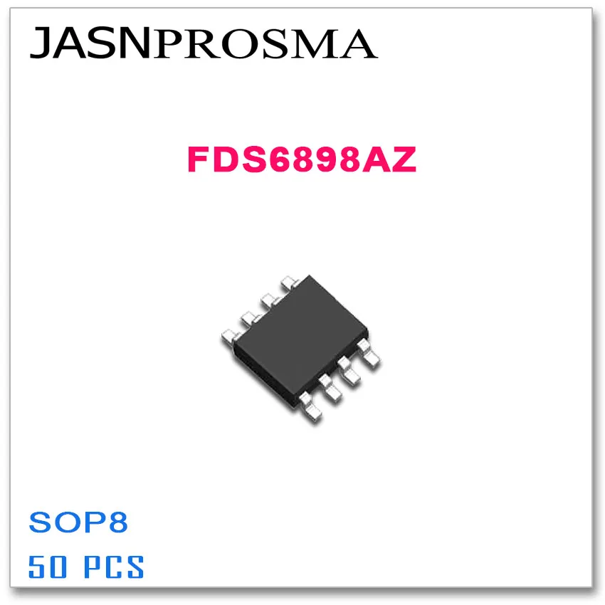 JASNPROSMA FDS6898AZ SOP8 50 БР. FDS6898A FDS6898 6898 Двойна N-Канален 20 На най-Високо качество FDS