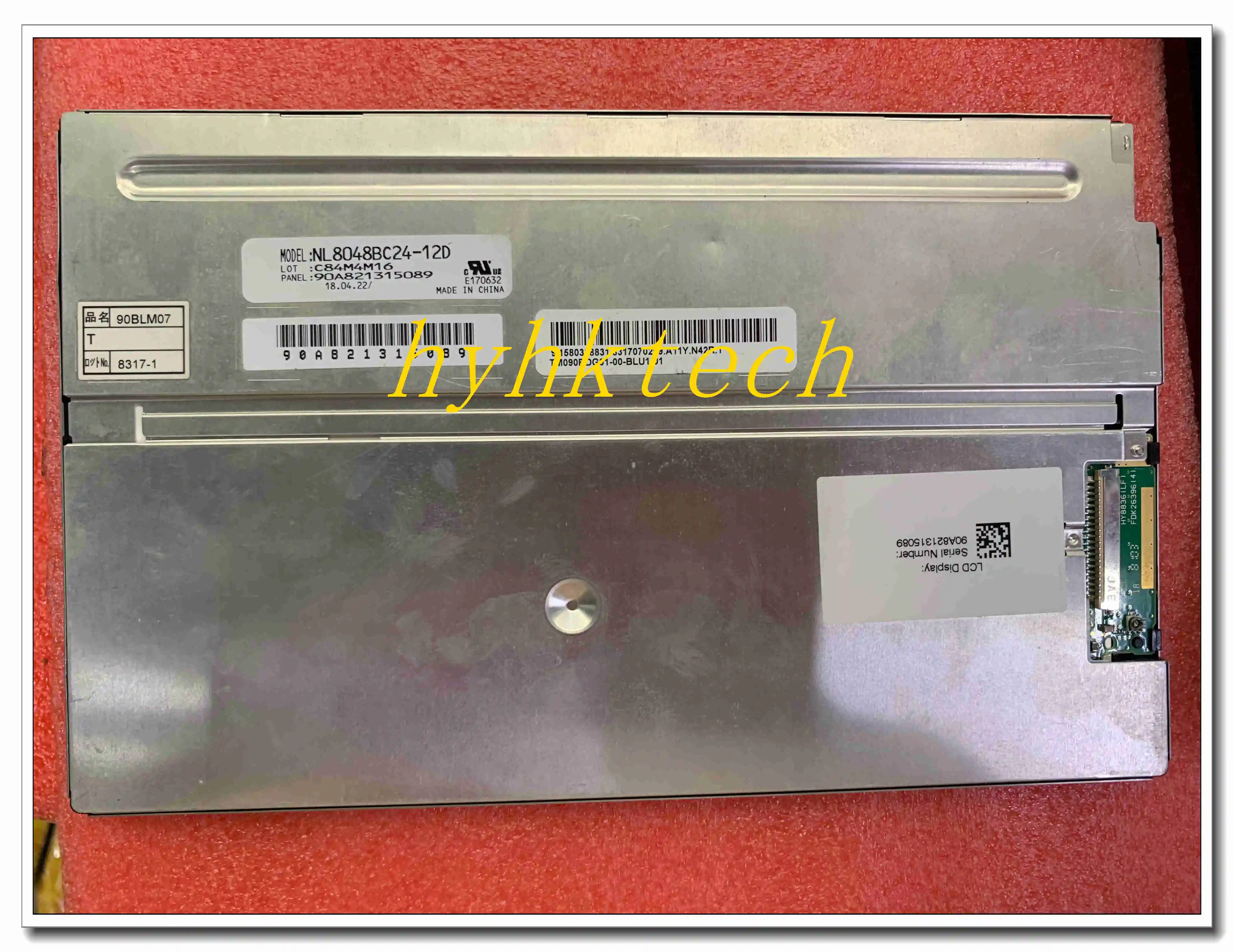 NL8048BC24-12Г 9,0 инчов индустриален LCD дисплей, нов и A + клас, тест преди изпращането на