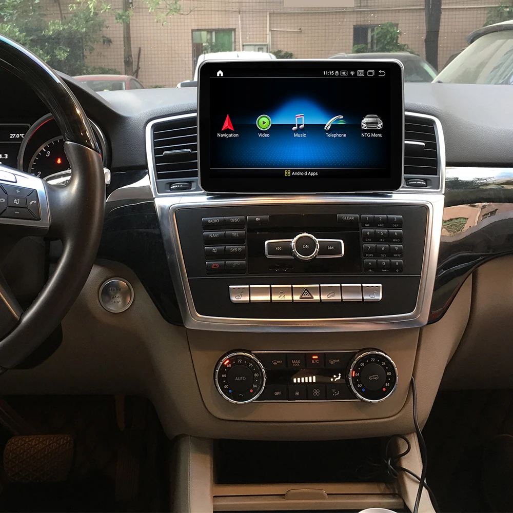 ZJCGO Автомобилен Мултимедиен Плейър, Стерео Радио GPS DVD Навигация Android Екран на Системата за Mercedes Benz GLS X166 GLS350 GLS400 Изображение 2 