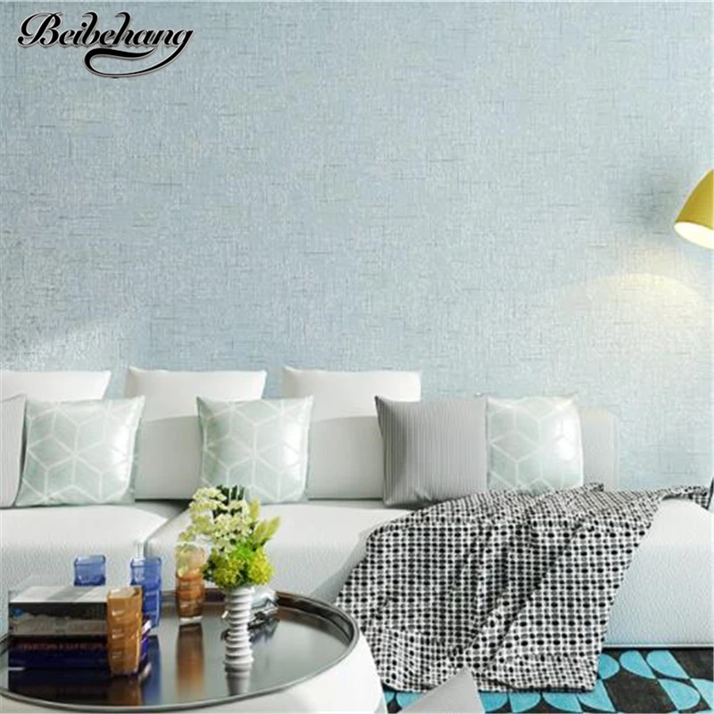 beibehang Прости обикновен тапет нетъкан спалня пълен пода чист цвят модни топли тапети за хола фон на стената
