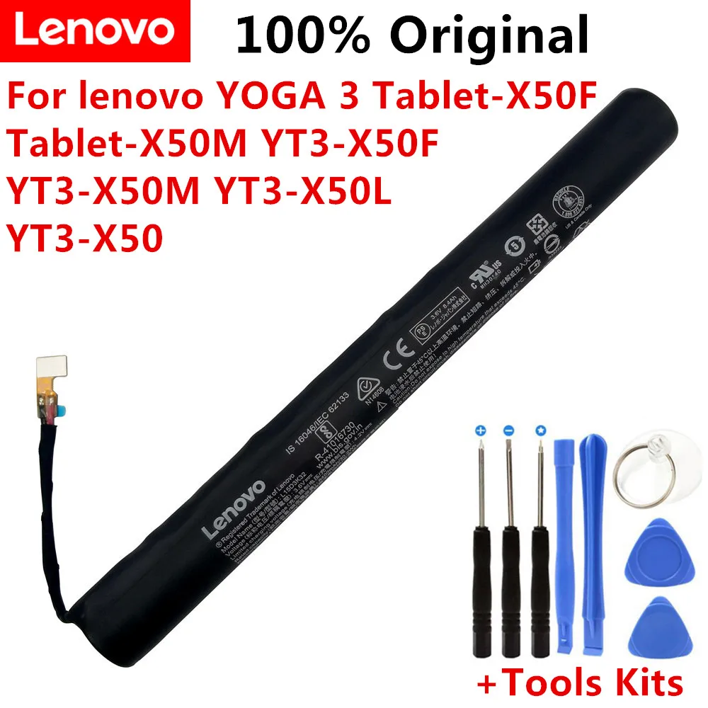 Акумулаторна батерия за таблет L15D3K32 за Lenovo YOGA 3 Tablet-X50F Tablet-X50M YT3-X50F YT3-X50M YT3-X50L YT3-X50 L15C3K32 8400 ма Изображение 0 