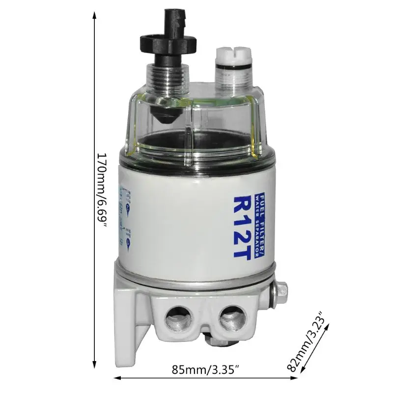 Двигател филтър Сепаратор на вода гориво Р12Т филтрира за чаши, филтър за авточасти пълна комбинирана Изображение 1 
