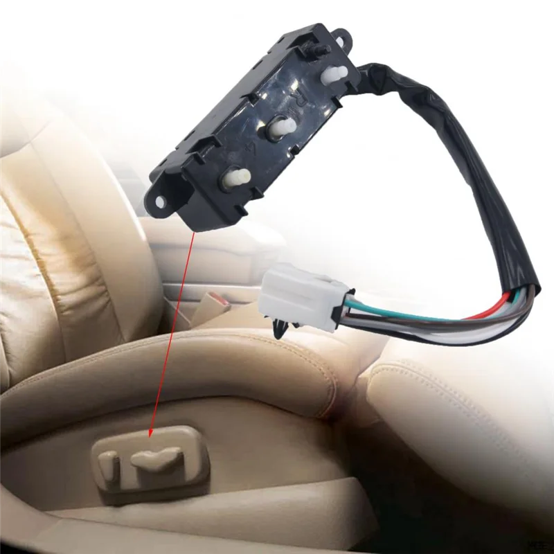 Ключ за Регулиране на седалката с Тел против Стареене ABS Десен Превключвател за управление на Седалката 87016-9W10B 870169W10B за Nissan Teana 2005 Изображение 5 