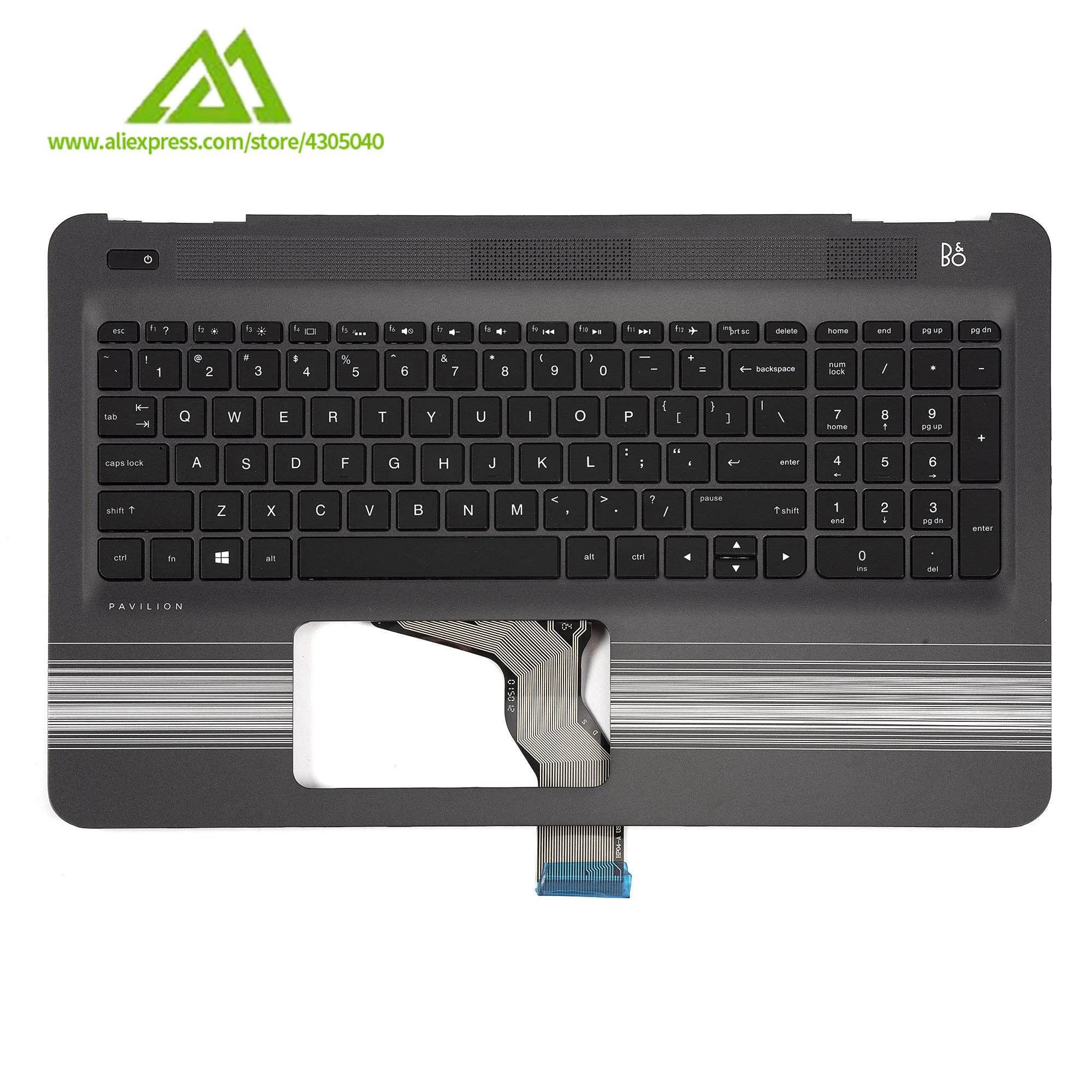 Нов калъф за ръка с подсветка на клавиатурата C Подсветка за лаптоп HP Pavilion 15-О НА 15-О НА 15-AL TPN-Q172 TPN-Q175 серия B