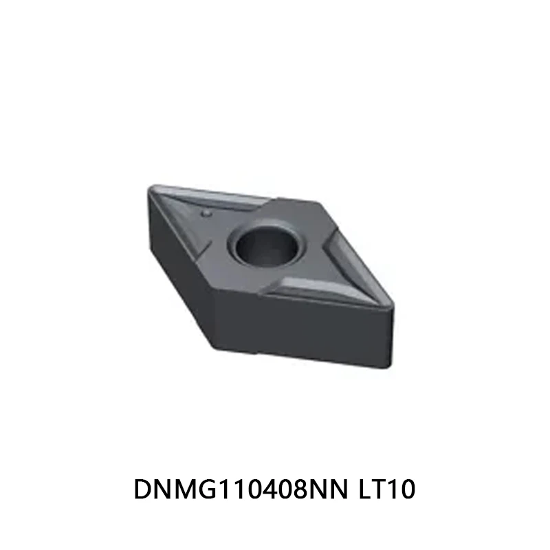 Оригинален DNMG110408NN LT10 нож с ЦПУ твердосплавная поставяне на фрезоване поставяне на 10 бр./лот DNMG 110408 NN LT10 Изображение 0 