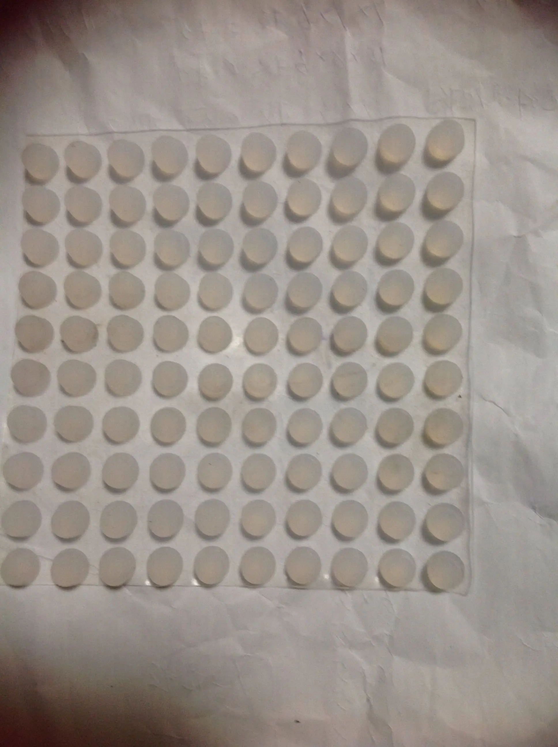Полагане на инжекционни газови хроматографа (уплътнение от силикагел) 10x5 mm в чиния (100 бр)