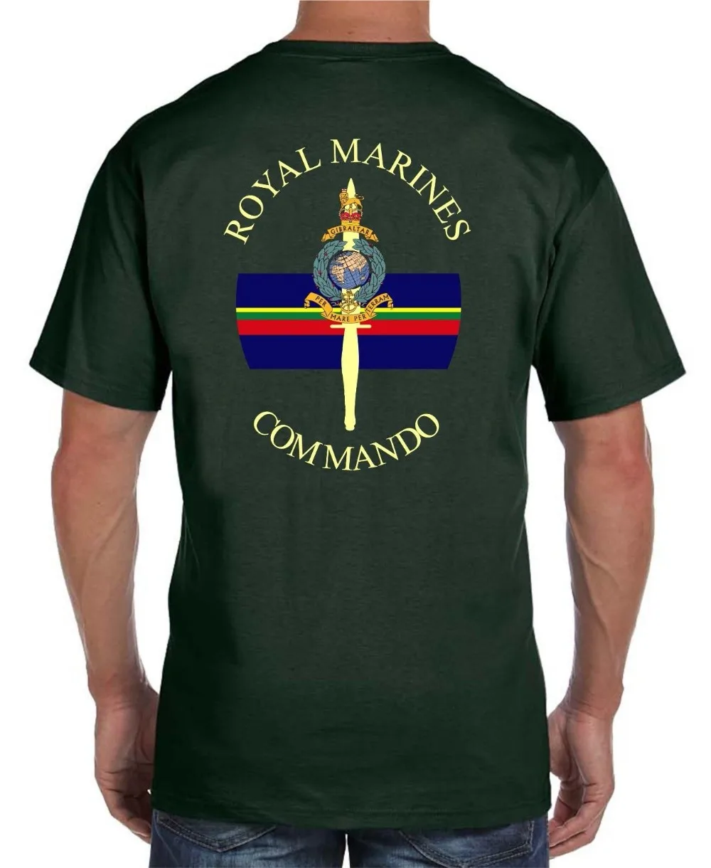 Тениска Rm Тениска на Кралската Морска Пехота на Кралската Морска Пехота 40 Cdo 40 Commando 41 Cdo 42 Cdoprint 2019 Модни Памучен Ежедневни Тениска с Кръгло Деколте