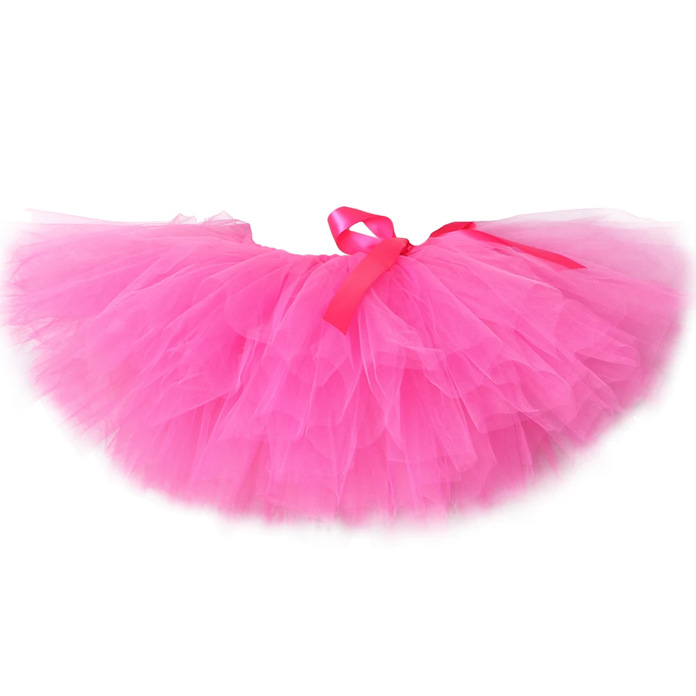 Ярко-розова пола-пакет за малки момичета, буйни фатиновые детски Поли, Дрехи за момичета, Детски Дрехи Принцеса рожден Ден, танцови пакетче от 0 до 14 години